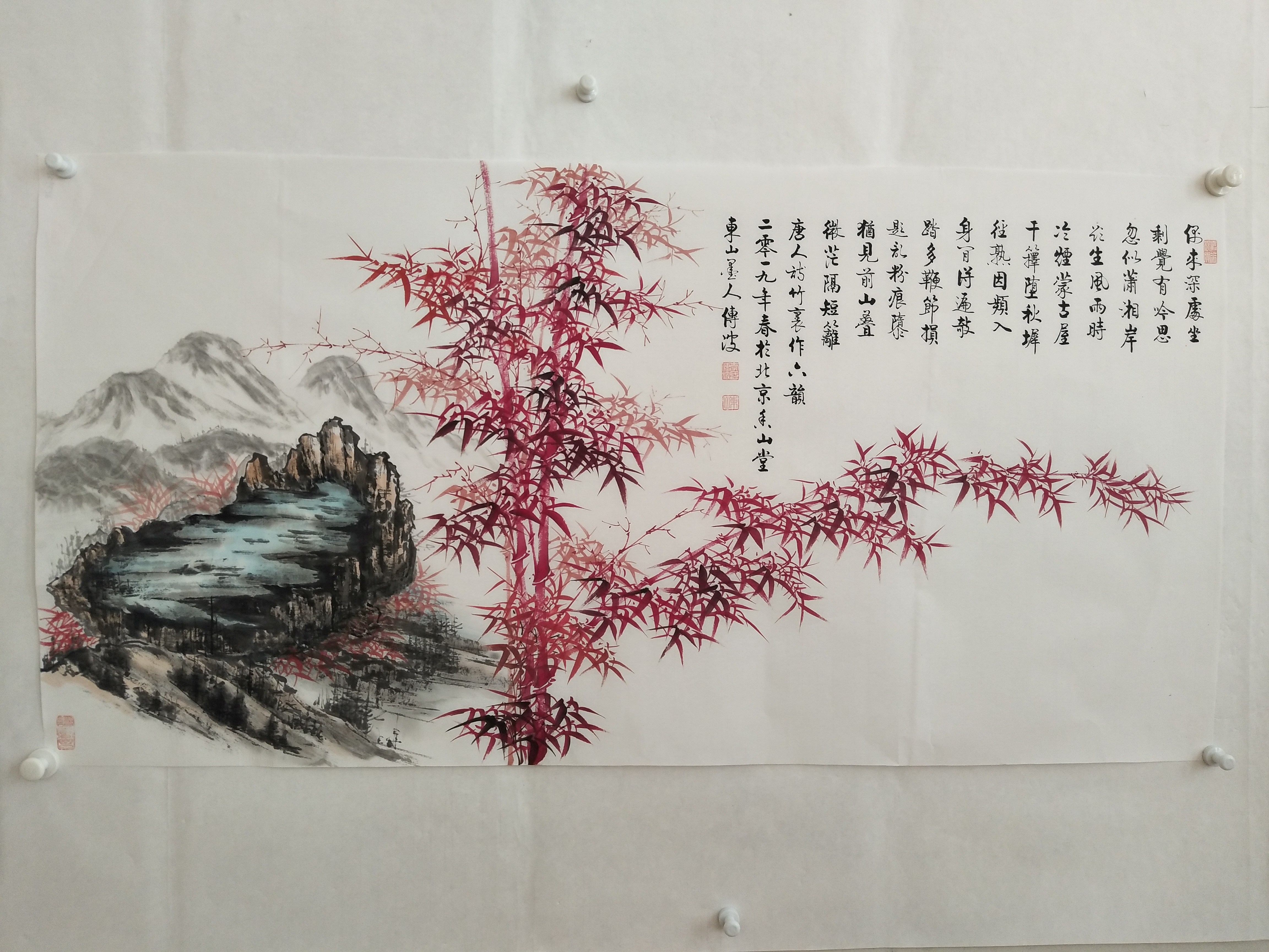李传波老师红竹画上新啦~喜欢的来