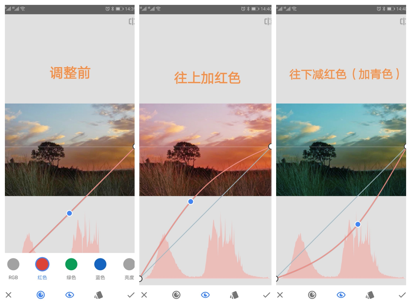 如何1分钟学会用snapseed曲线工具修图?