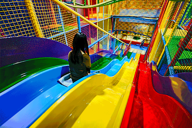 室内儿童乐园项目之魔鬼滑梯