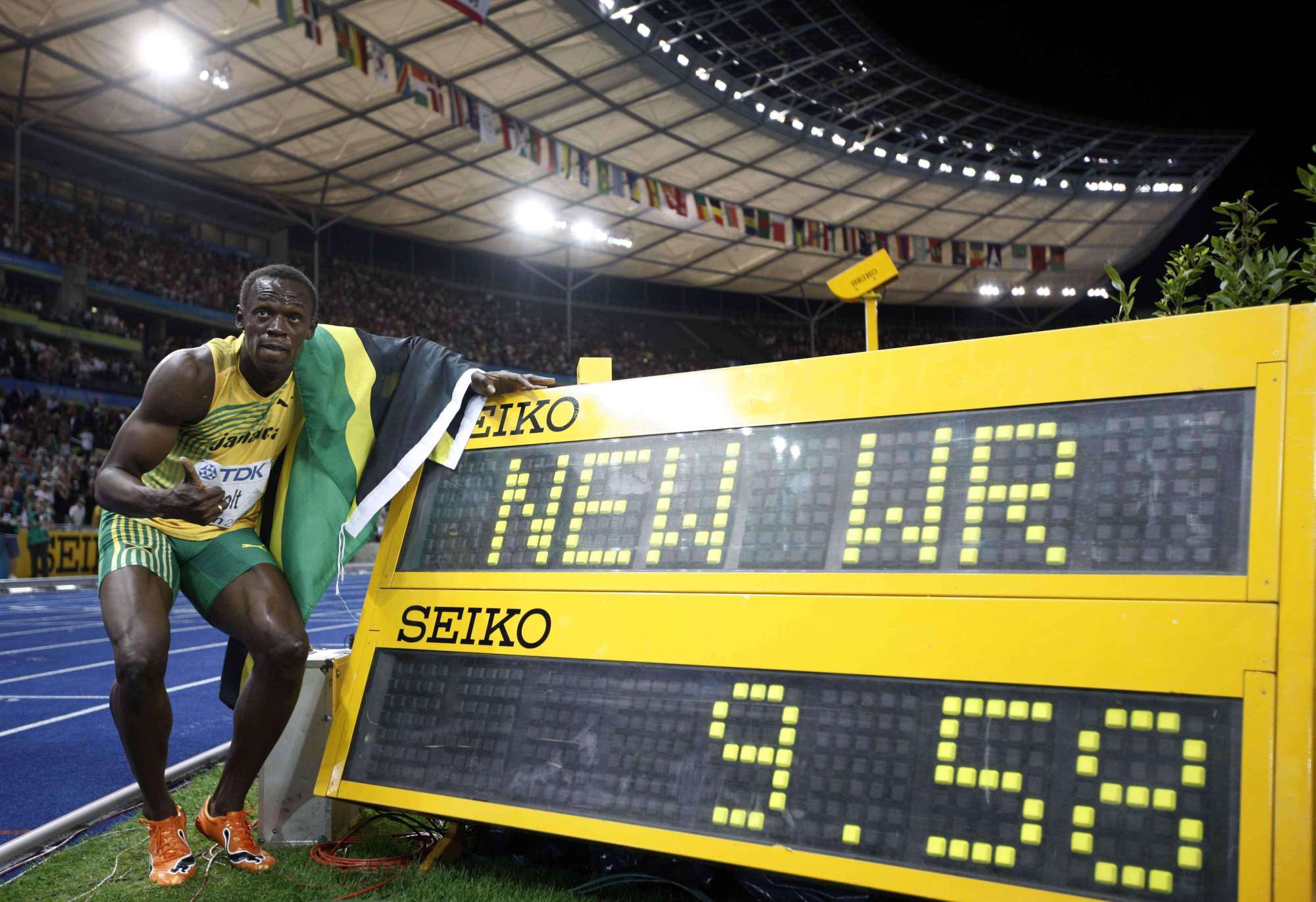 田径短跑100米,速度与激情就在一瞬间!