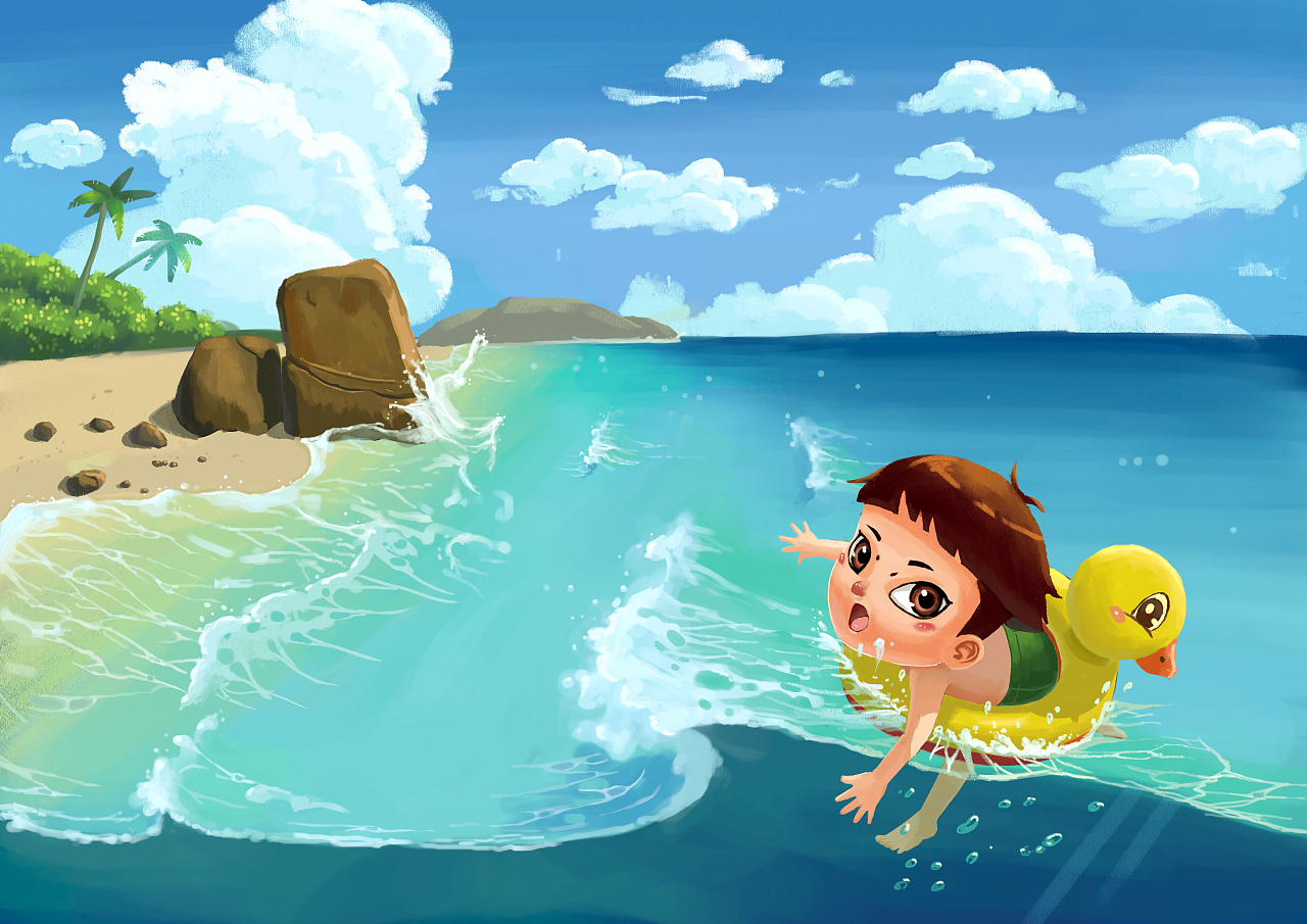 当你的孩子去游泳的时候,这些事情千万要注意