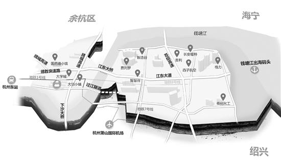 钱塘新区临江而立 为杭州的未来蓝图留足空间