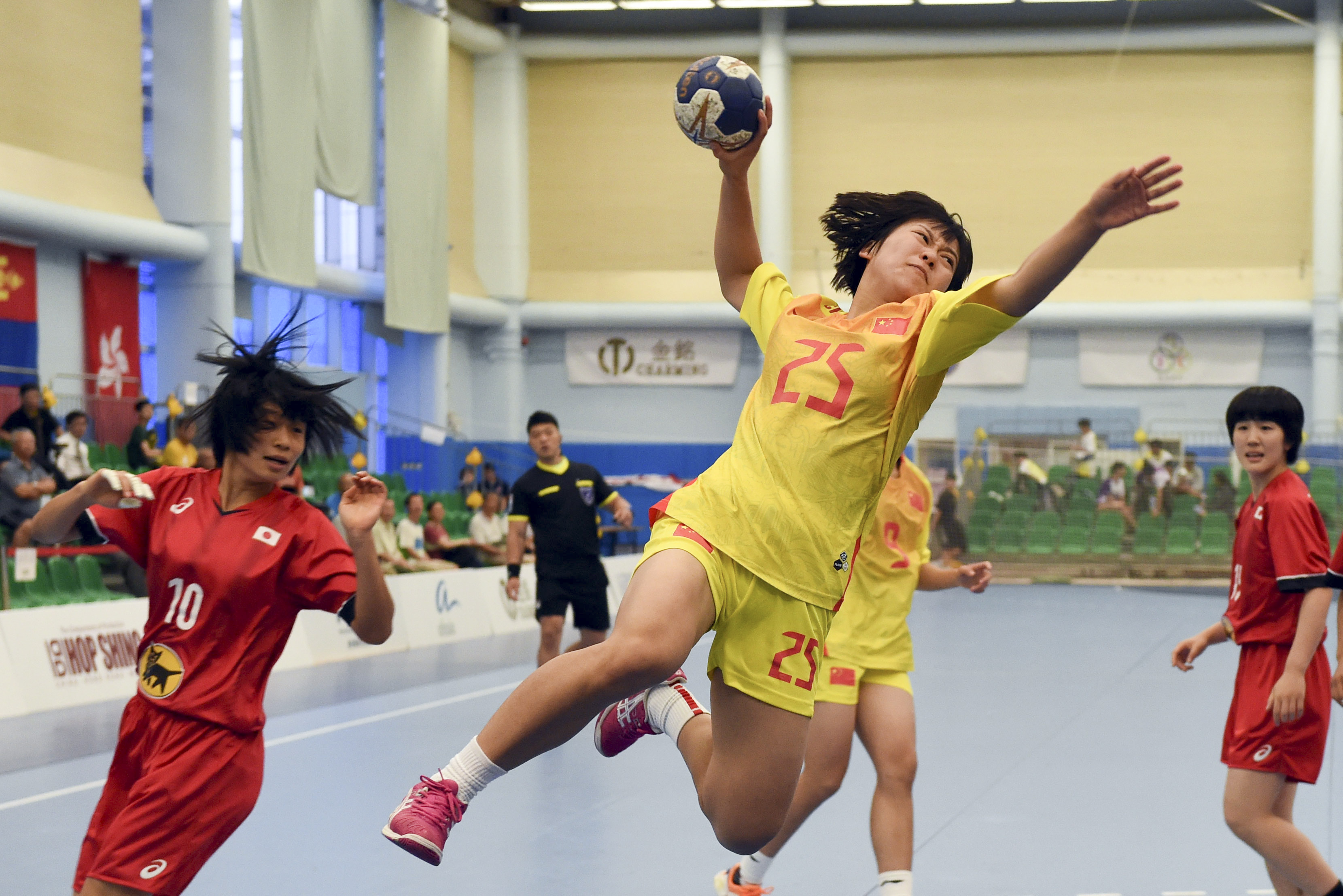 手球——东亚手球锦标赛女子组:中国不敌日本(1)