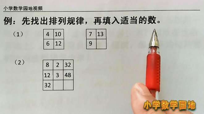 [图]三年级数学奥数微课堂 找规律做过很多 这类数形结合的题目也简单