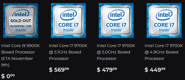 i7-9700k特挑片開賣:淘汰率超70%