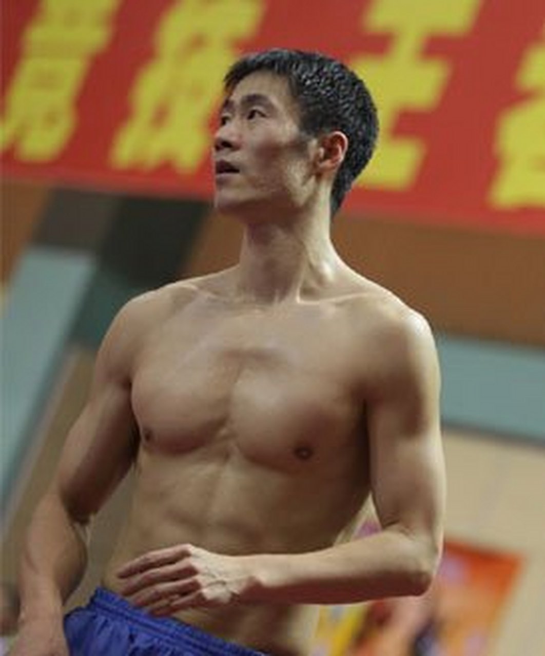 2020最看好的体育明星# 王励勤的身材真的是很好啊,一身的肌肉,运动