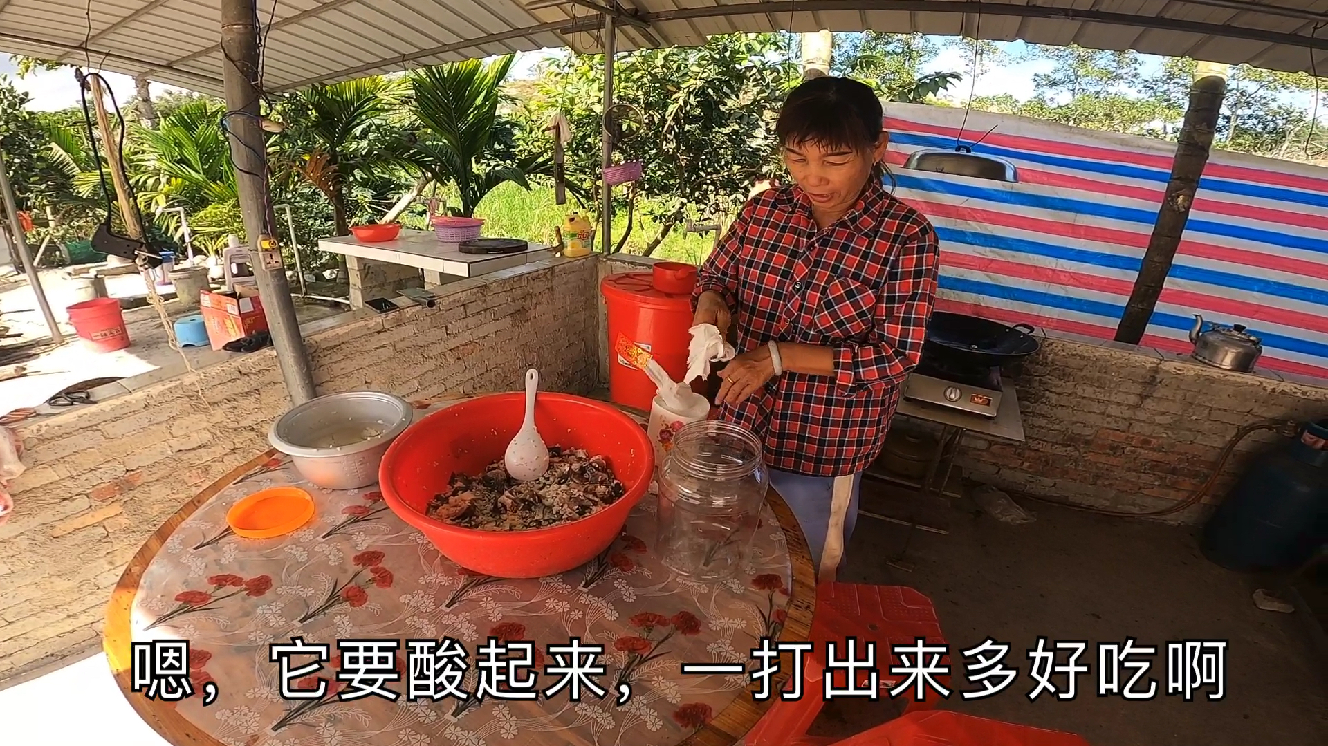 海南黎家重口味特产鱼茶的制作:招待客人的佳肴,越酸越臭越有味