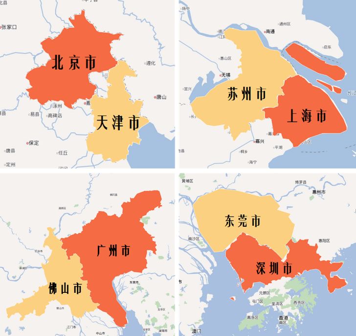 二线城市地图图片