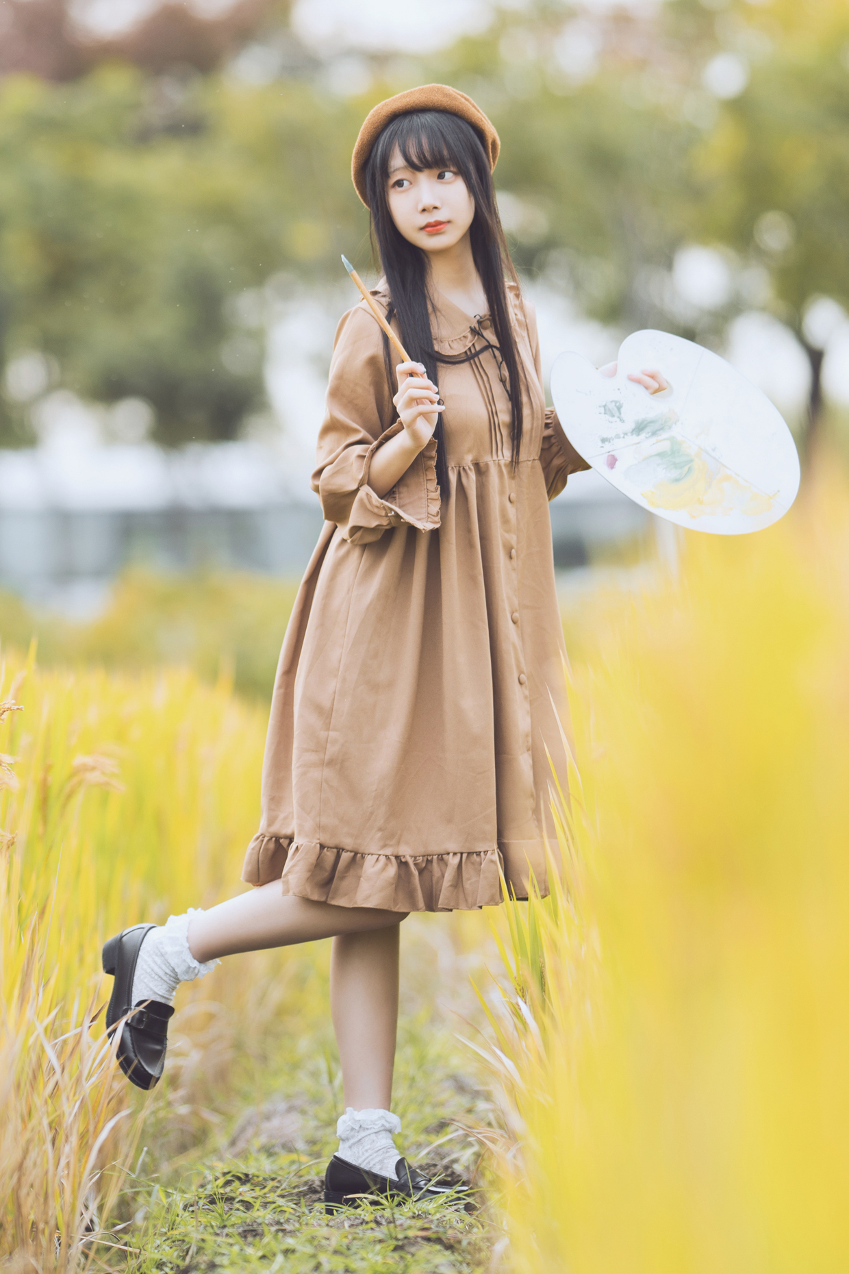 人像摄影(文艺范儿的姑娘有一种独特的吸引力)