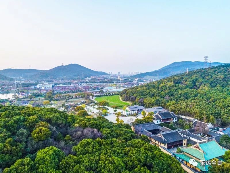 春到梅園 無錫梅園航拍全景