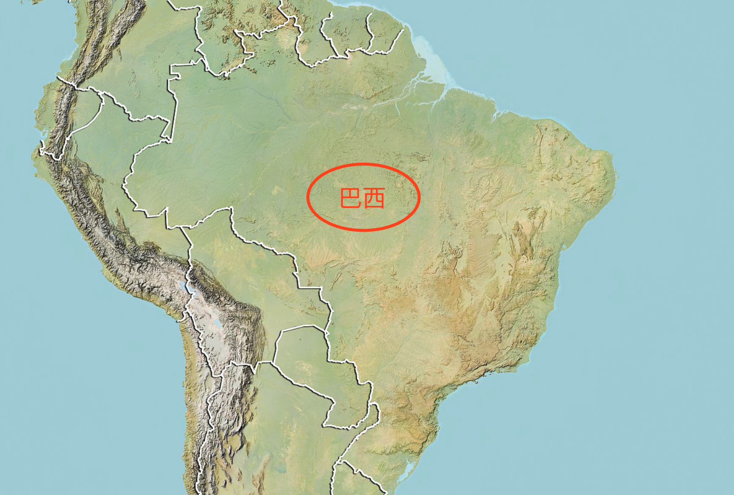 里约热内卢位置地图图片