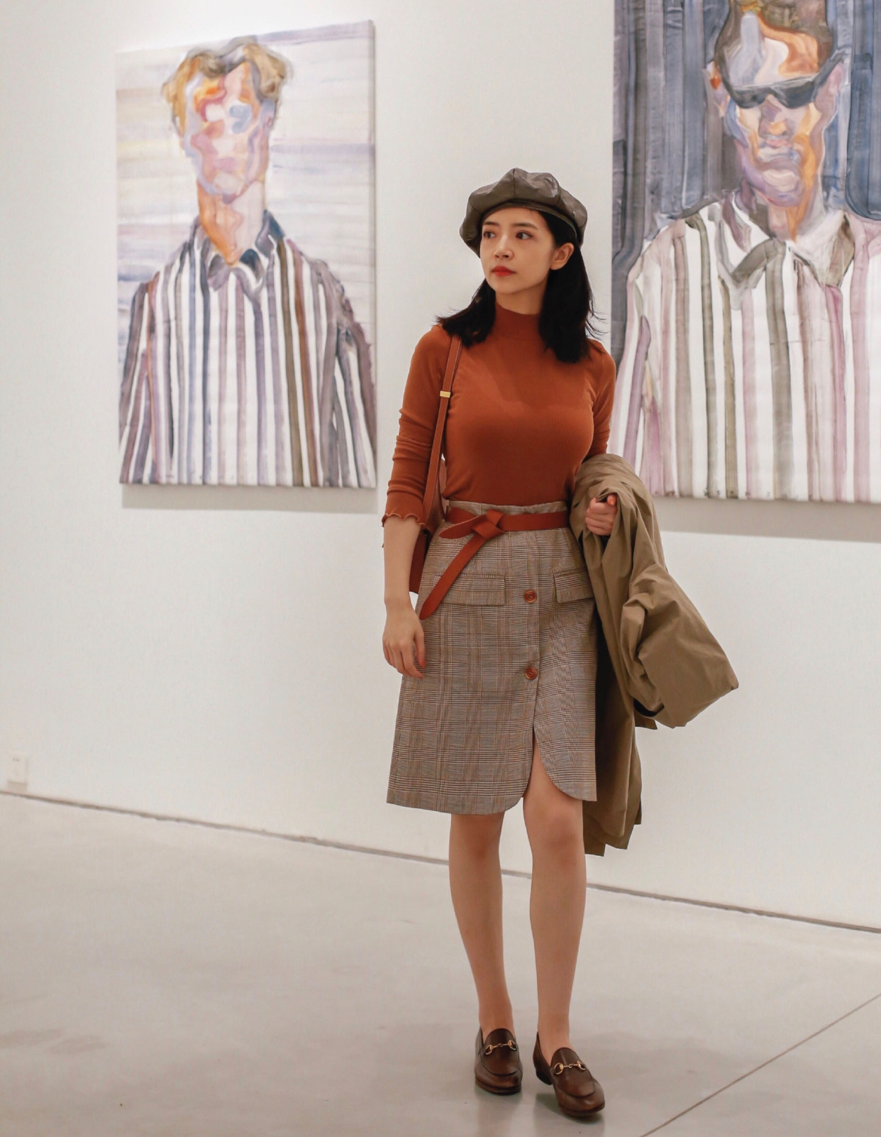 毛衣别总配阔腿裤,看看"三木"时尚博主的穿搭,跟着穿太美了!