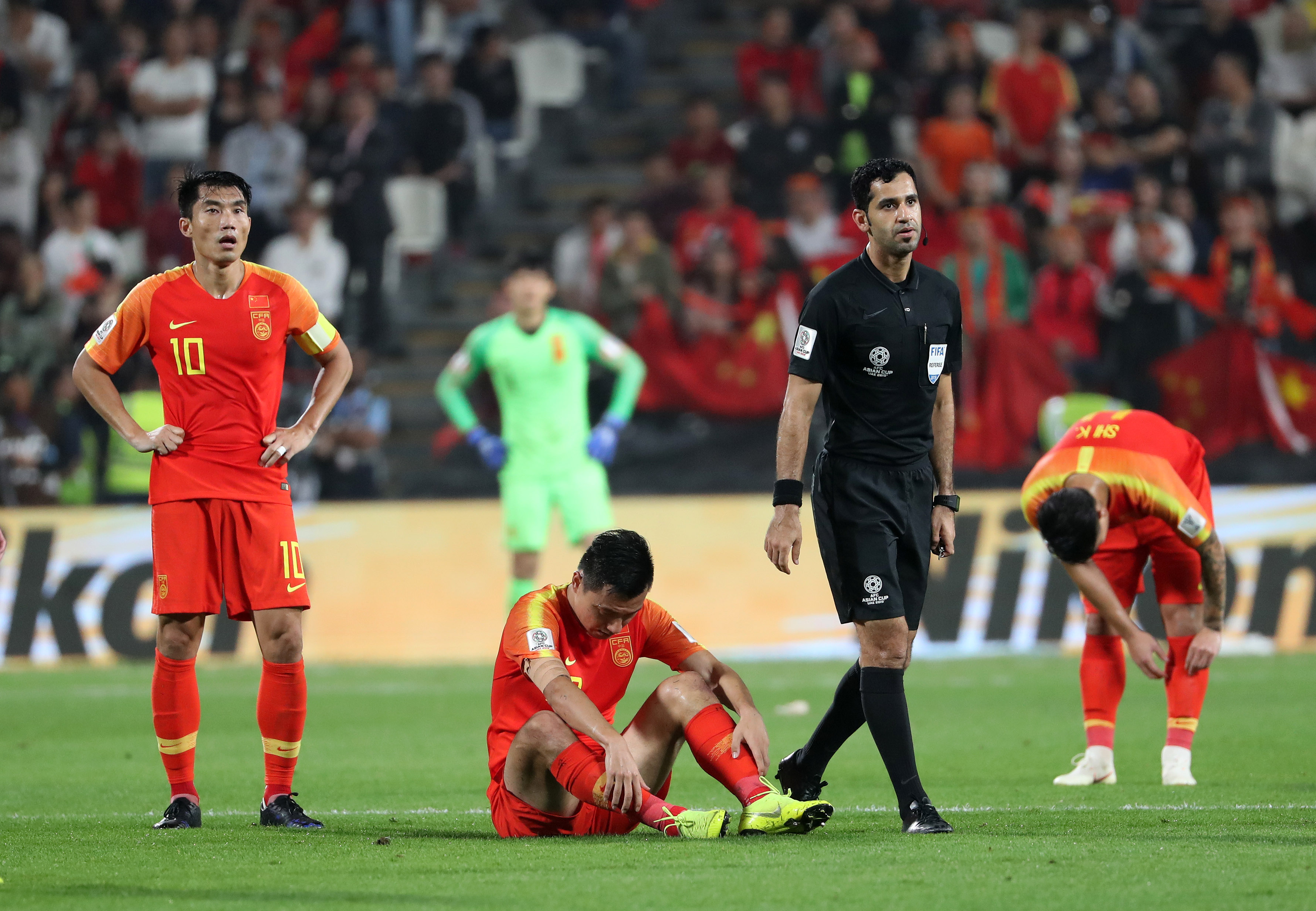 新华社照片,北京,2019年1月25日    (亚洲杯·专题)(9)中国队结束亚洲