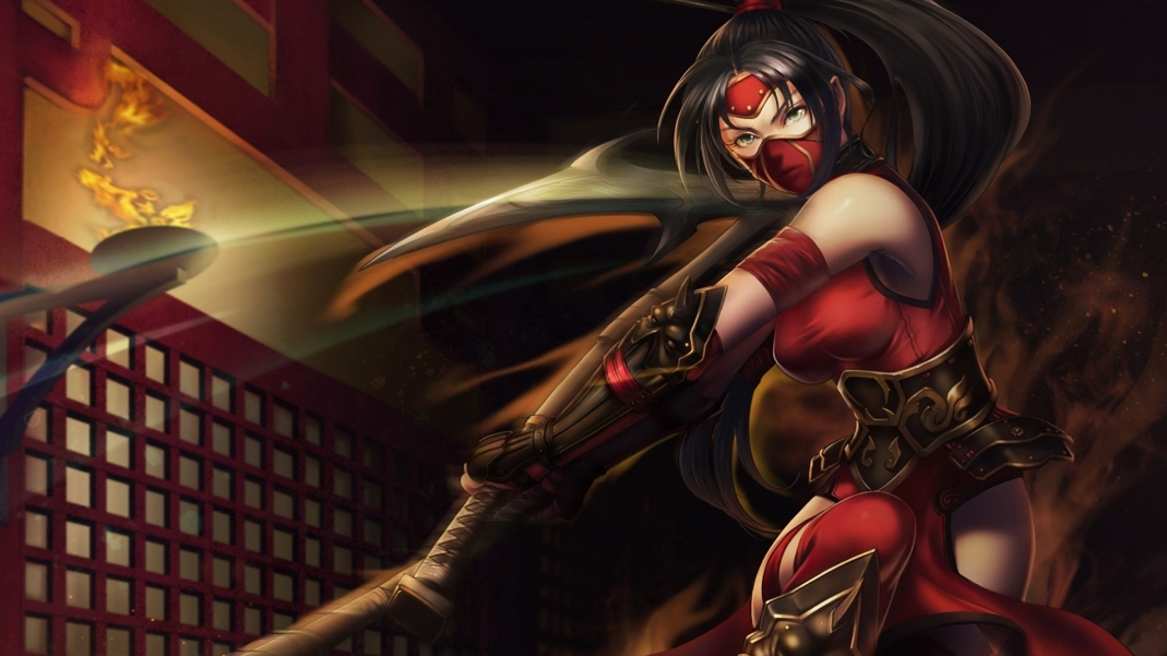 英雄联盟,暗影之拳阿卡丽,精美壁纸