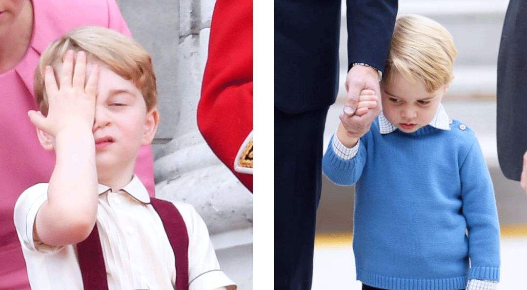 乔治小王子怎么这么可爱!各种表情包太丰富,这个眼神让人笑趴