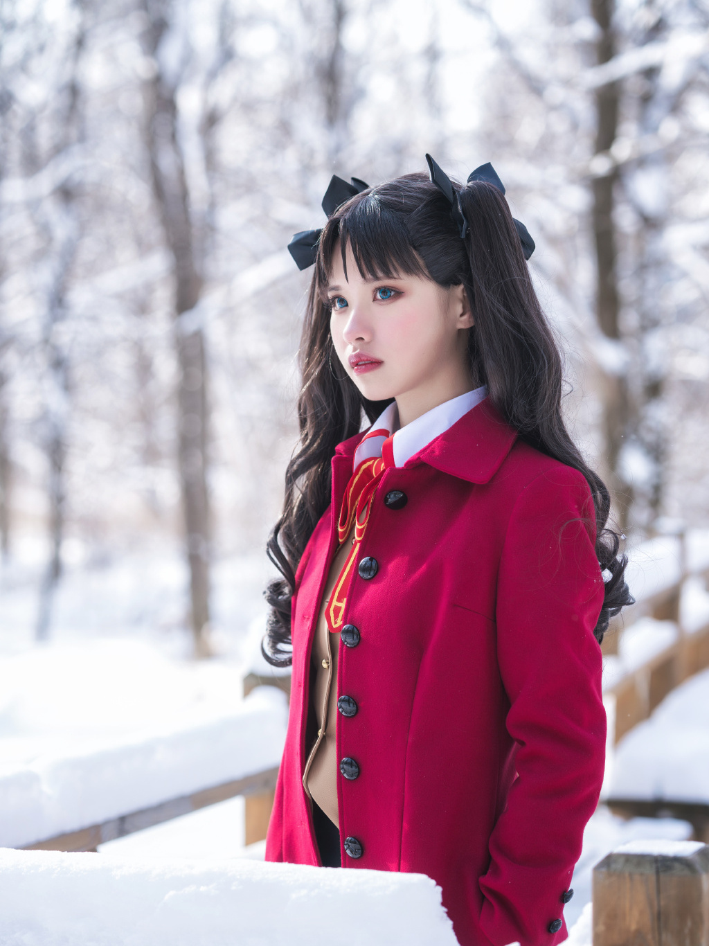 远坂凛cos:尽管拥有很高的天赋,但本质上是个努力的实干家