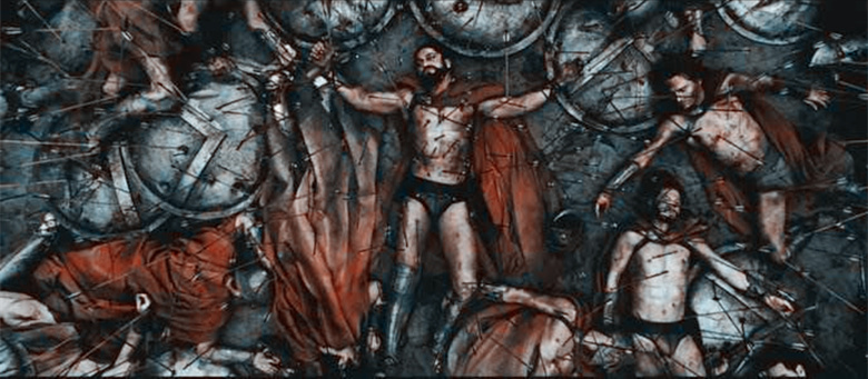 还有作为伟大战士的责任,一次又一次地痛击来势汹汹的10万波斯大军