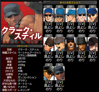 拳皇人物志:克拉克从何而来,墨镜下到底掩藏着什么