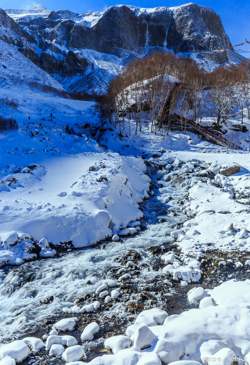 长白山的冬季美景