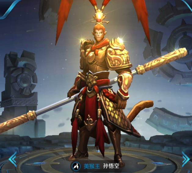 王者荣耀:限定皮肤返场,冰锋战神和美猴王限时出售