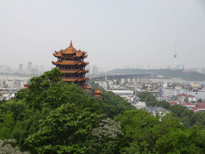 黄鹤楼,楼前流淌的不止是长江还有长河