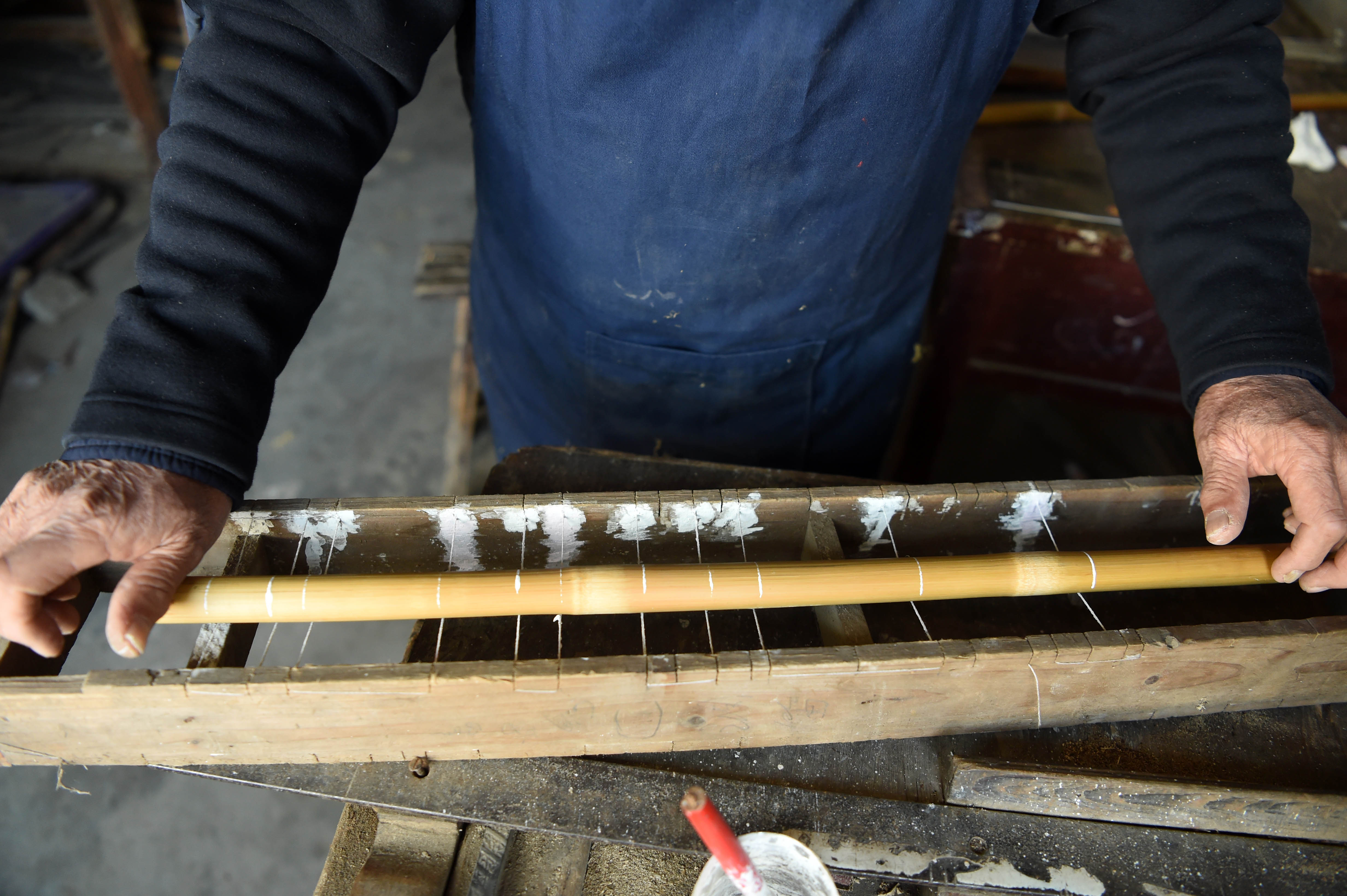 纯手工制作的玉屏箫笛(5)