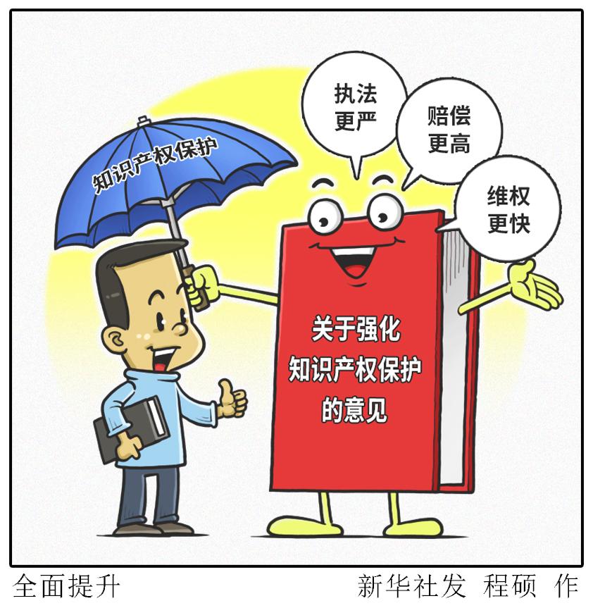 执法更严,赔偿更高,维权更快——《关于强化知识产权保护的意见》三大