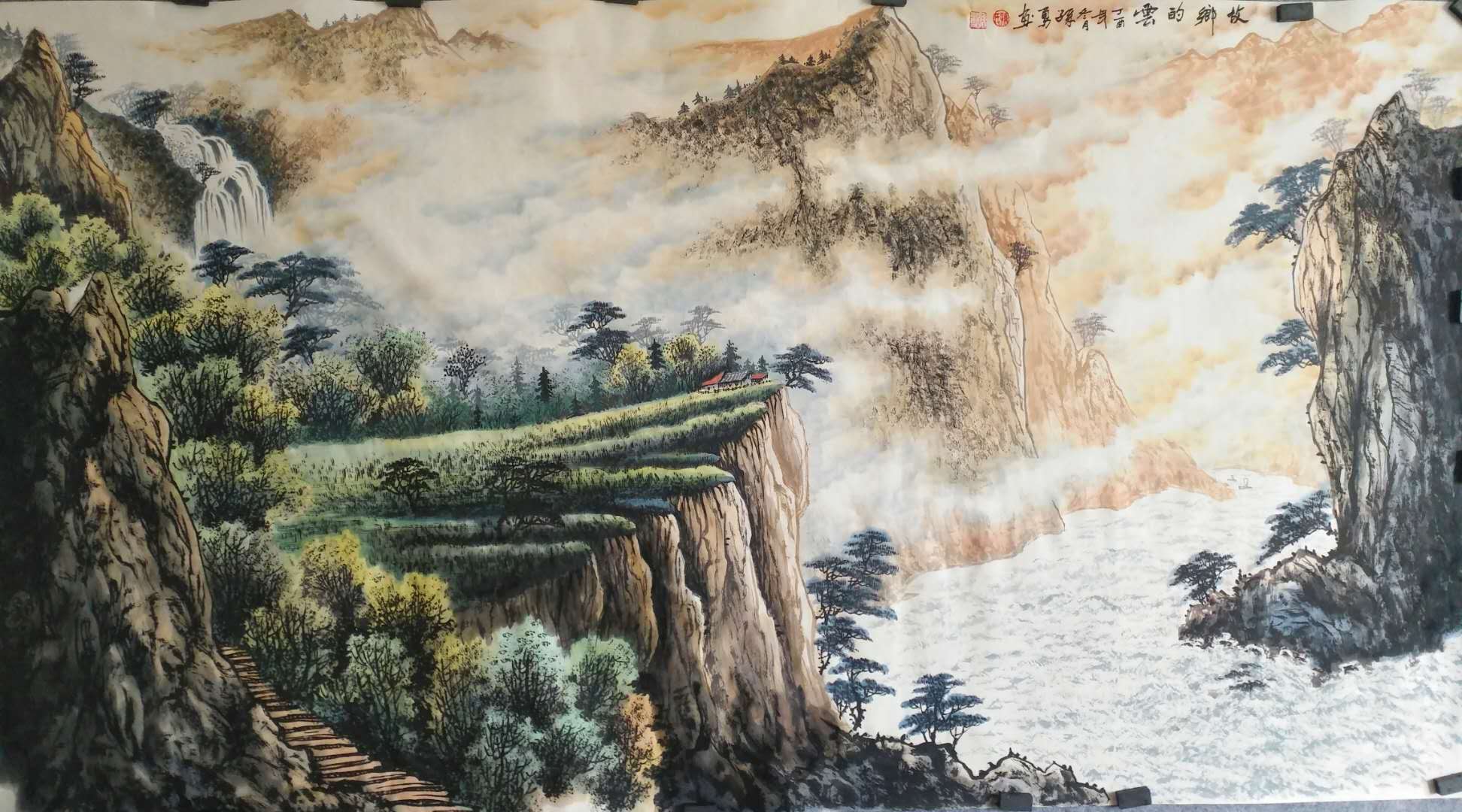 实力派彩墨山水画家孙勇作品赏析