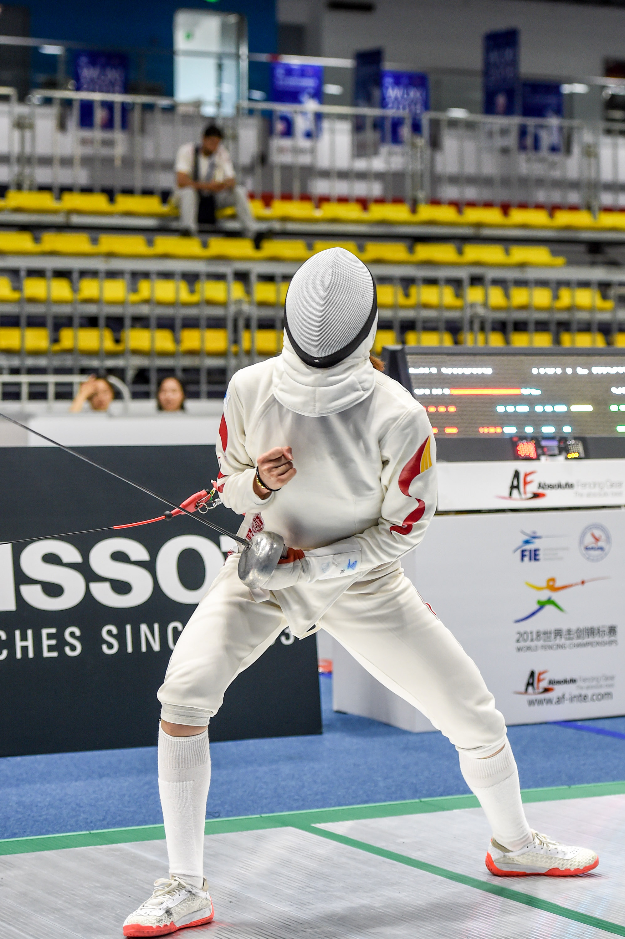 击剑——2018世界锦标赛在无锡开赛(2)