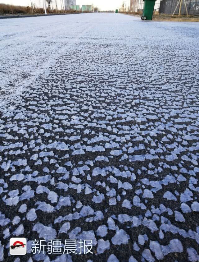 美!察布查爾縣一場風雪後長出一地