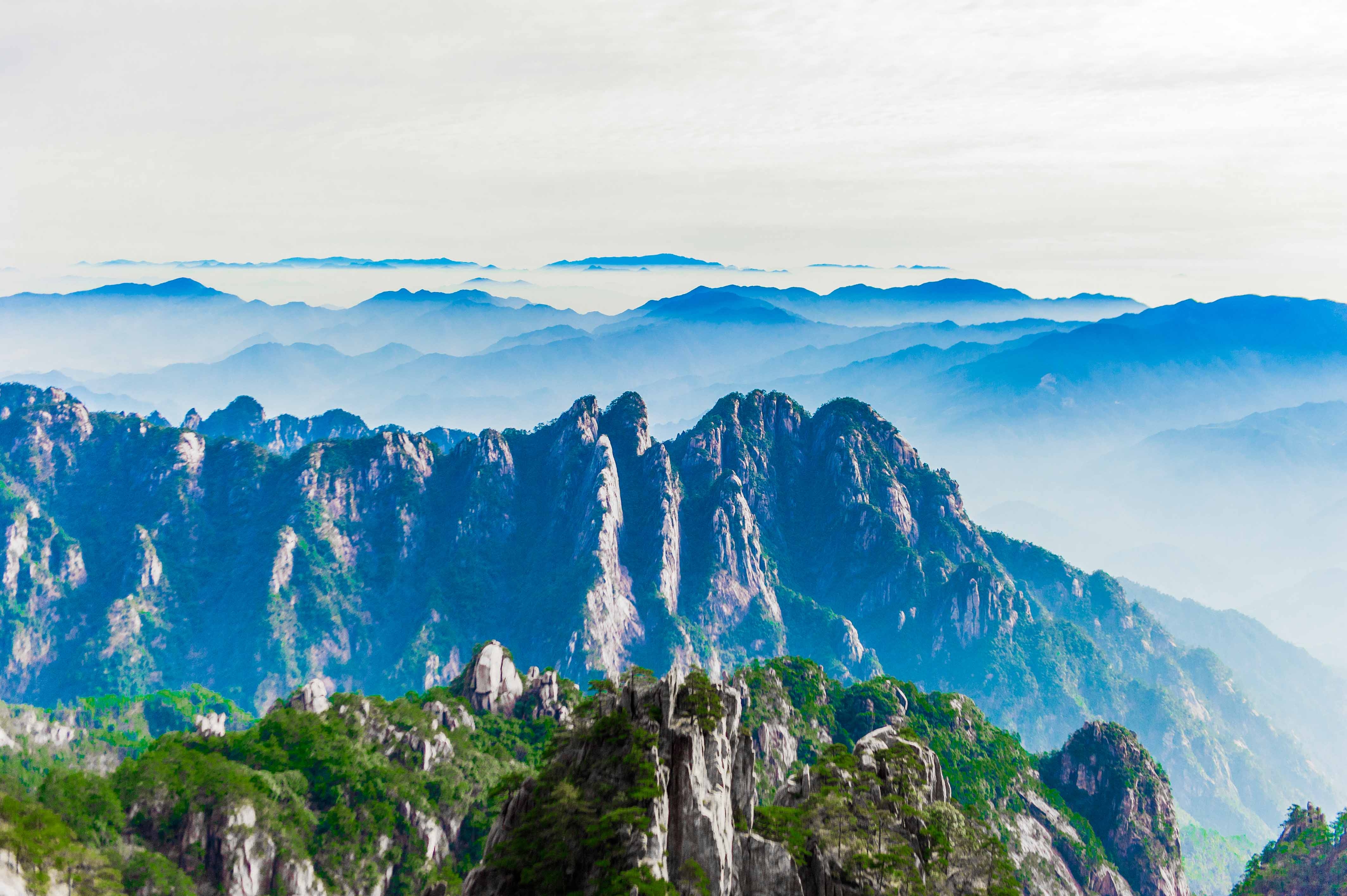 能夠在一個景點中看到如此多的神奇景觀,我想也只有黃山能夠做到了