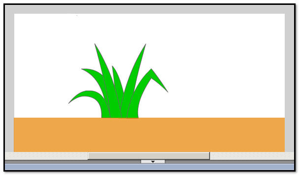 使用flash繪製出綠色小草的操作步驟