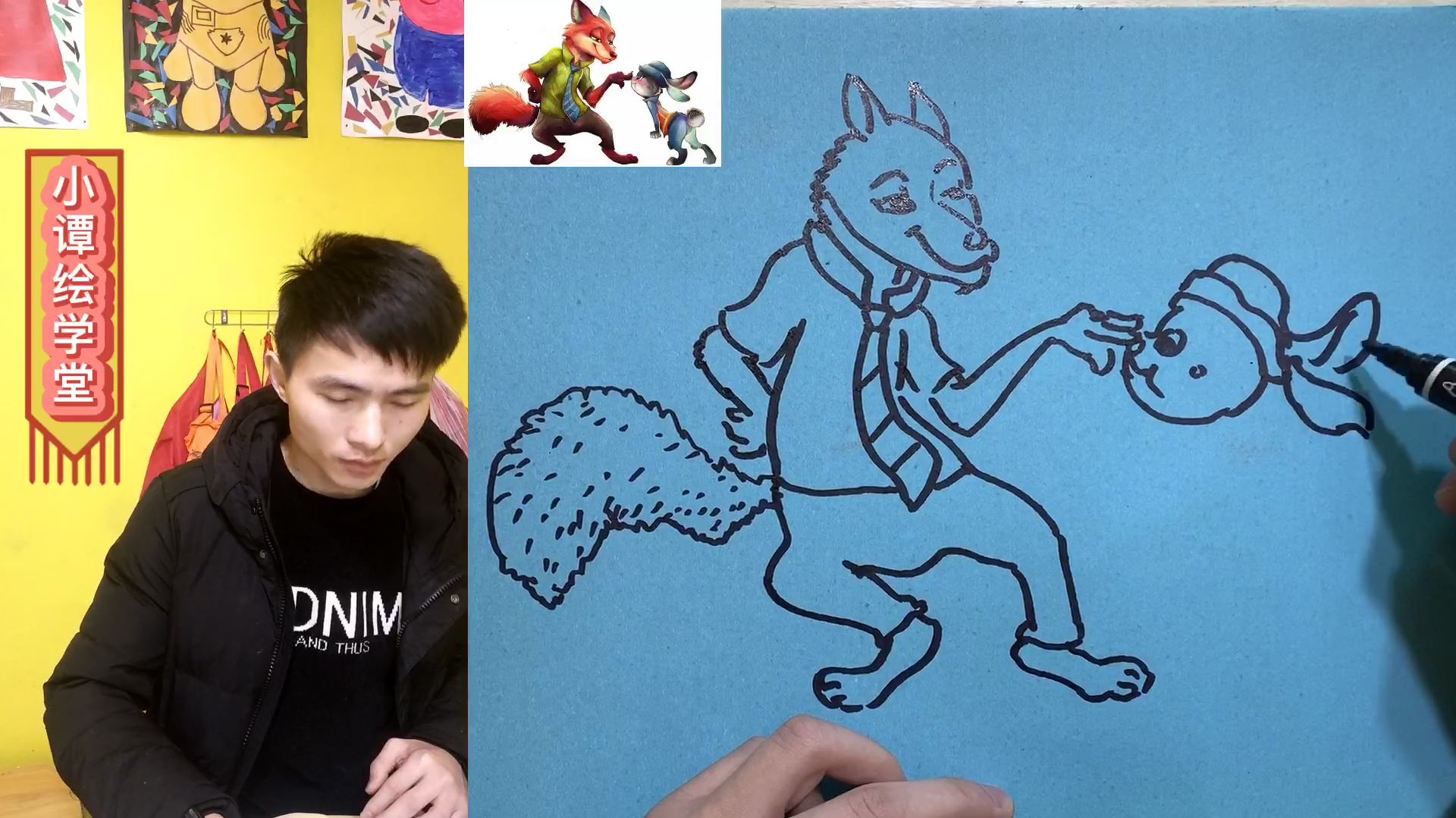 画动漫拟人手法,动物画法步骤,来看看吧