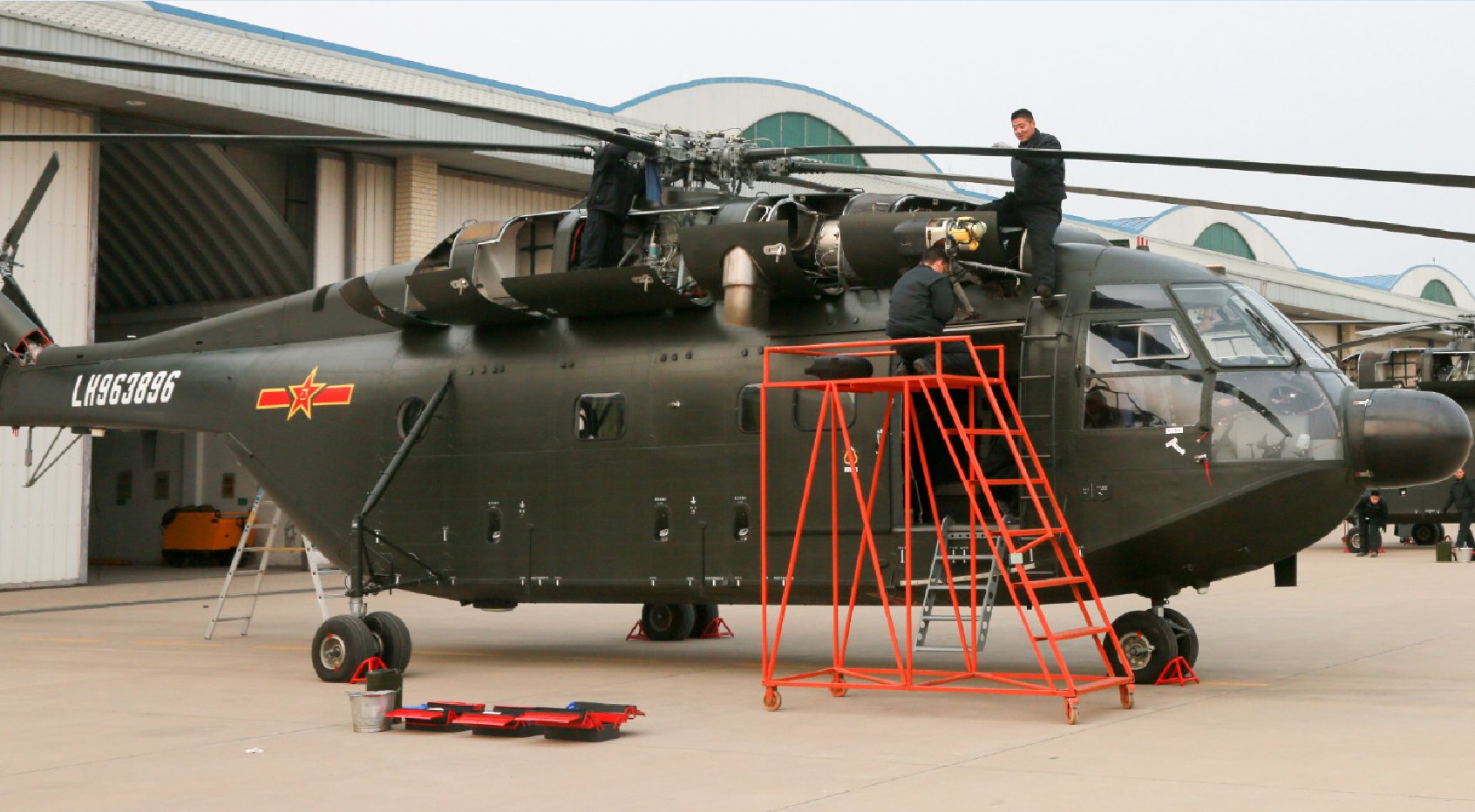 确认了!中国直18a重型直升机已服役:可吊重炮上高原