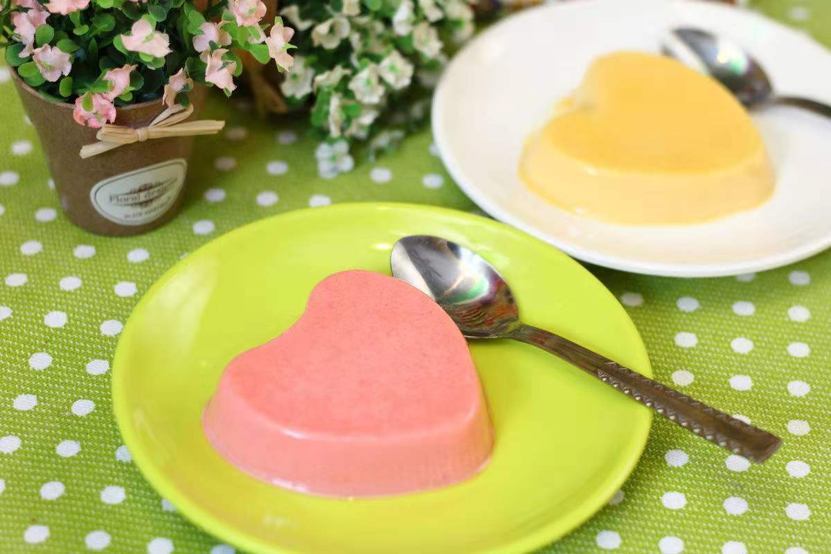 我做出来的棉花糖布丁,做出来是水嫩水嫩的样子