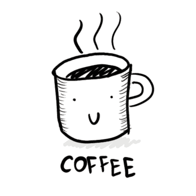 咖啡怎么画简笔画简单图片
