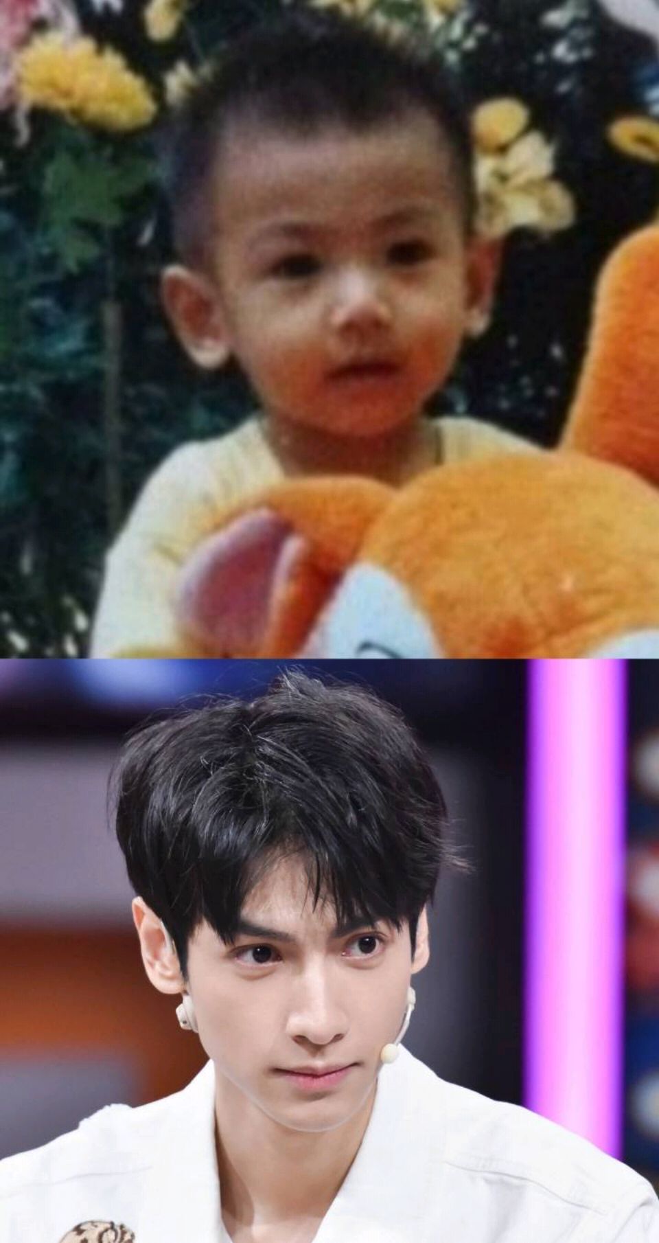 曾经小小少年,如今风度翩翩,罗云熙从小到大的对比图!