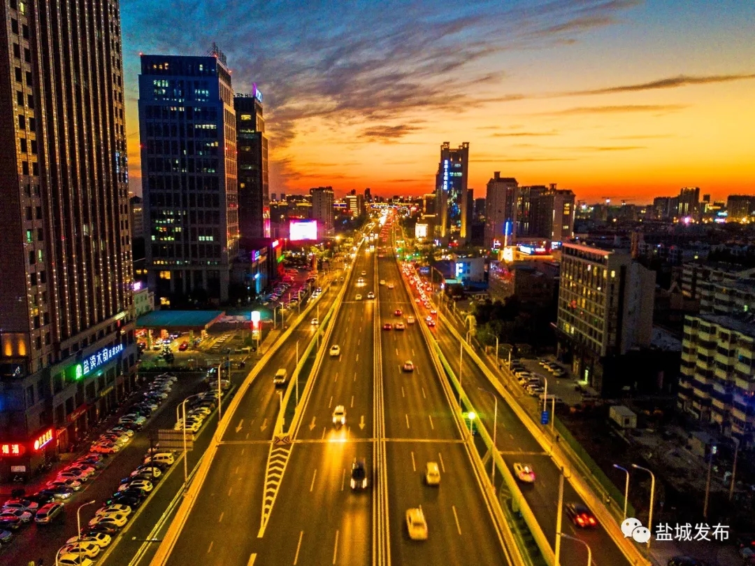 俯瞰盐城,魅力城市入画来