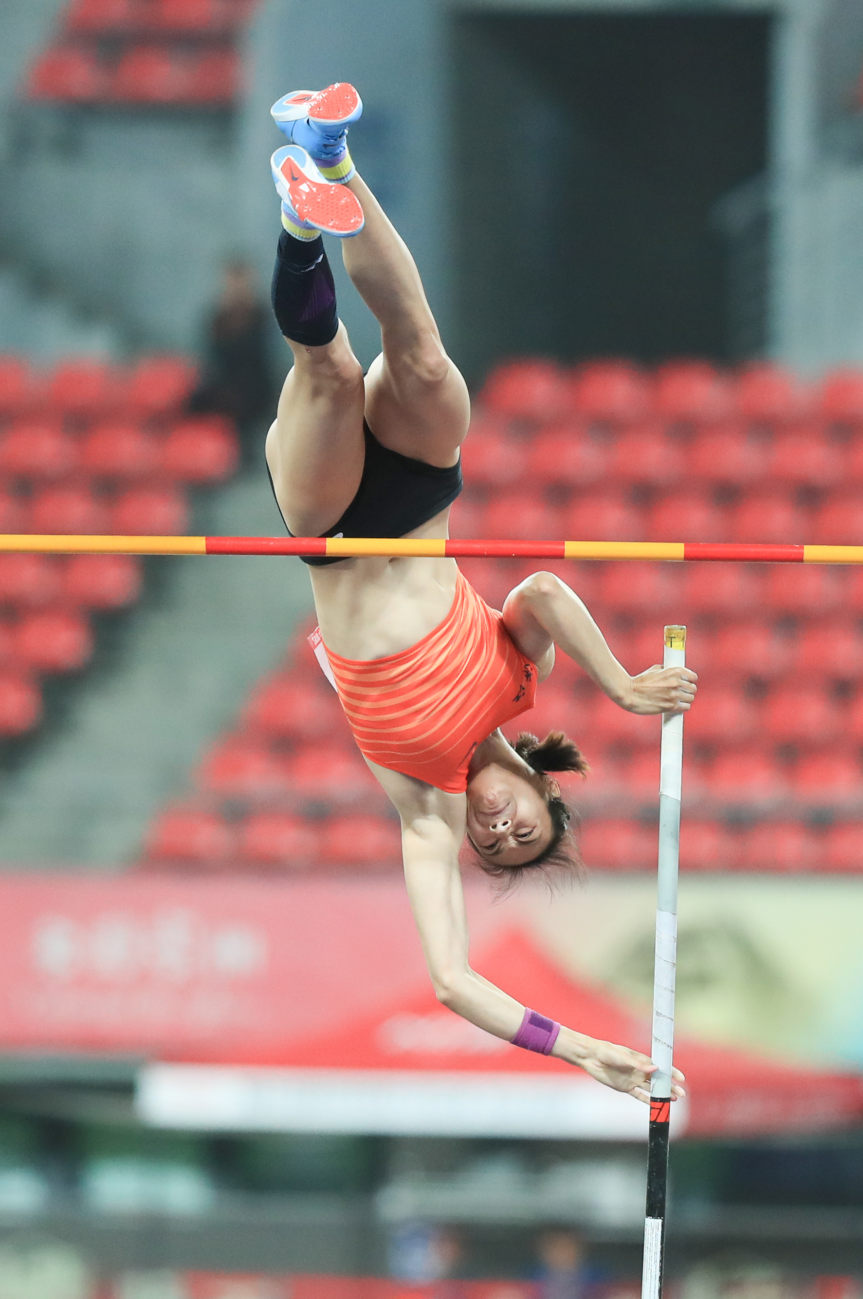 田径——2018全国田径冠军赛:女子撑杆跳高赛况(3)