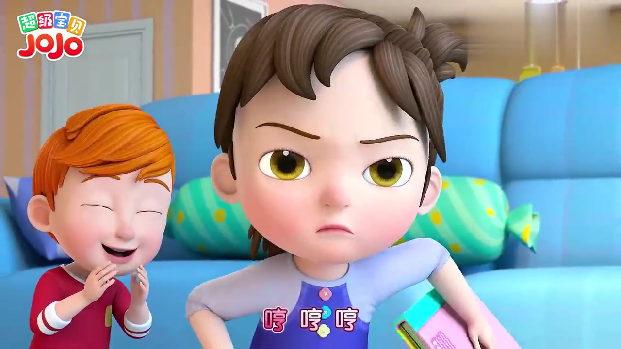 动漫壁纸:小宝宝看漫画书,哥哥姐姐教小宝宝做不一样的表情