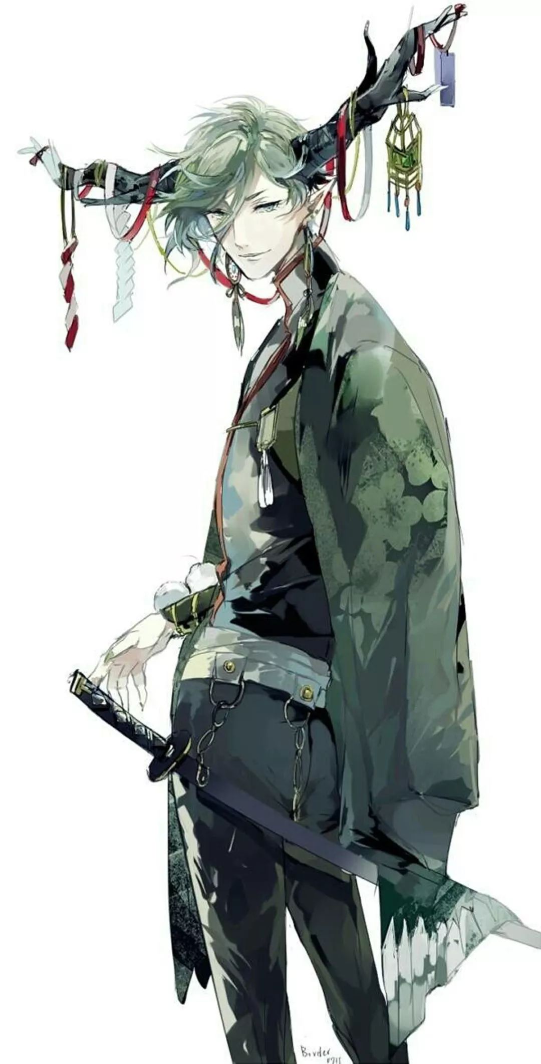 本期壁纸为"莺丸"