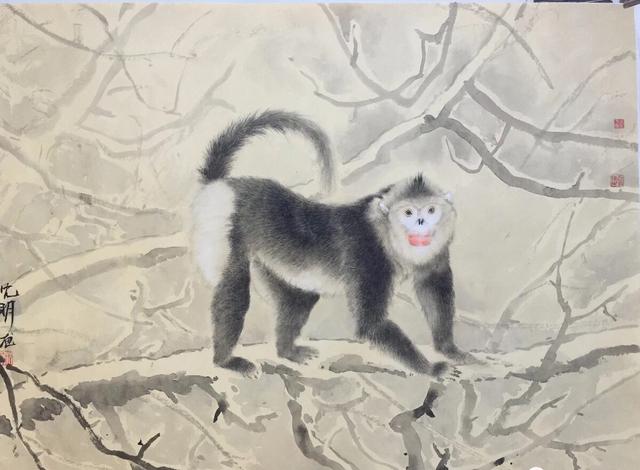 画家沈明:童年回忆之——《张雨田》