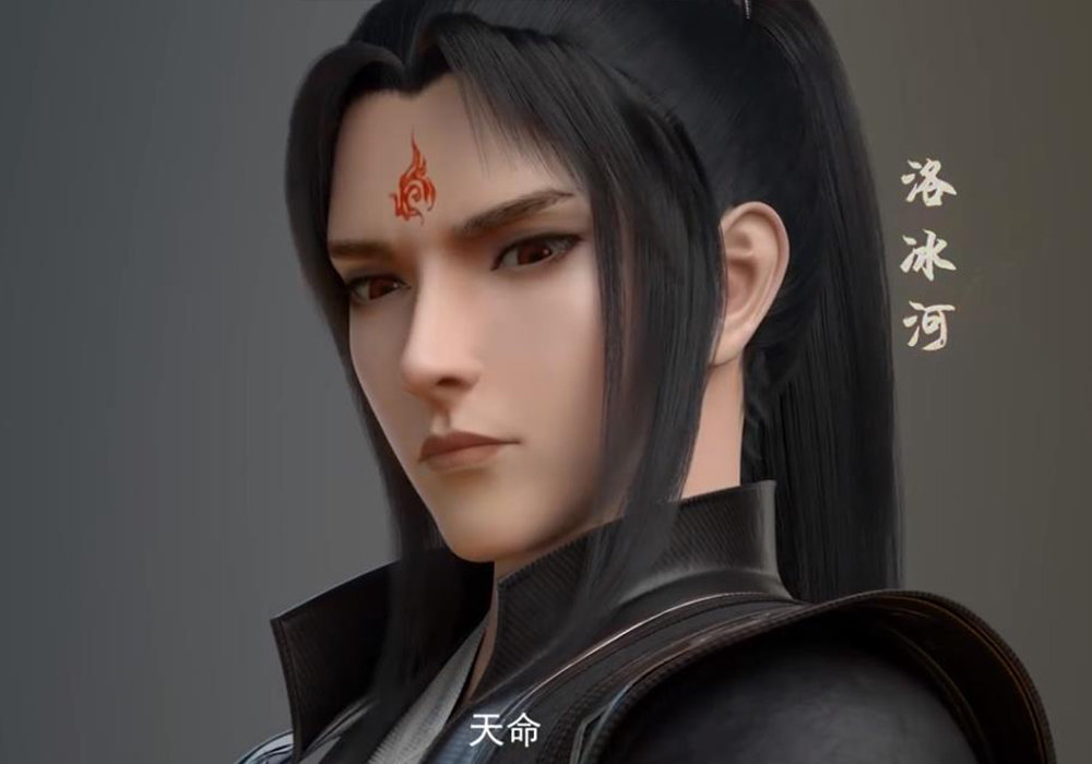 《渣反》魔尊版洛冰河建模,直发设定给好评,脸可以更精致点!