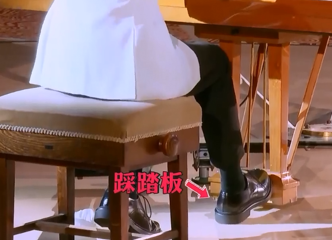 《明侦5》白敬亭弹钢琴,脚踩踏板细节到位,弹前一跪暗藏玄机?