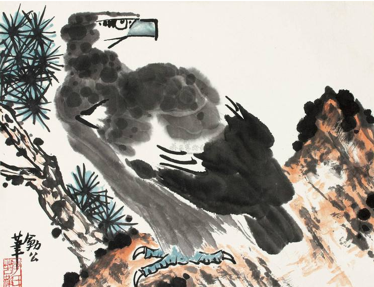 这位王姓画家,画鹰作品均价250万,称水平已超画鹰第一人李苦禅