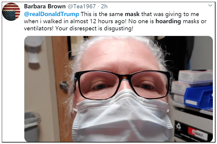 推荐▲暗示医护偷拿口罩？特朗普一句话，惹怒一线美国医护