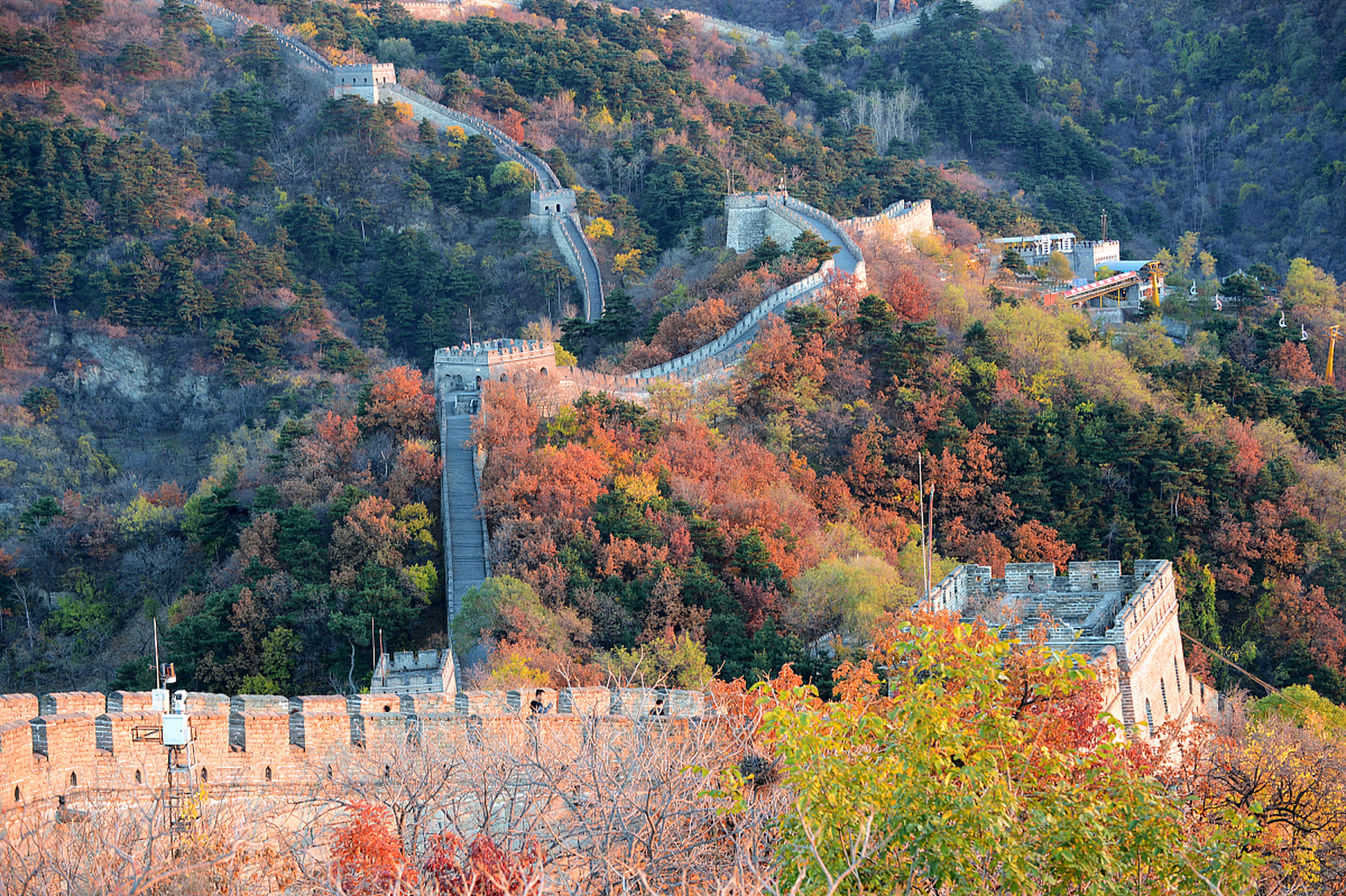 长城秋景图片