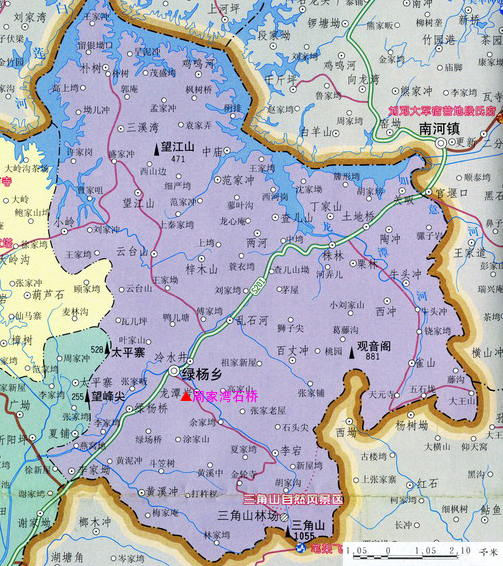 浠水县洗马镇地图图片
