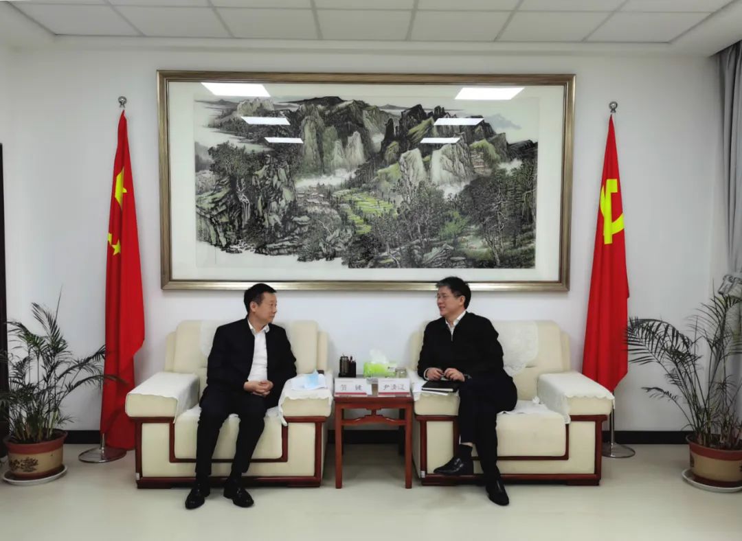 贺键率队拜访省委军民融合办领导