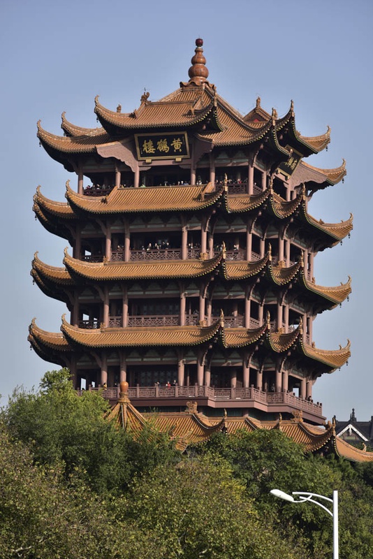 景色风光,远观黄鹤楼